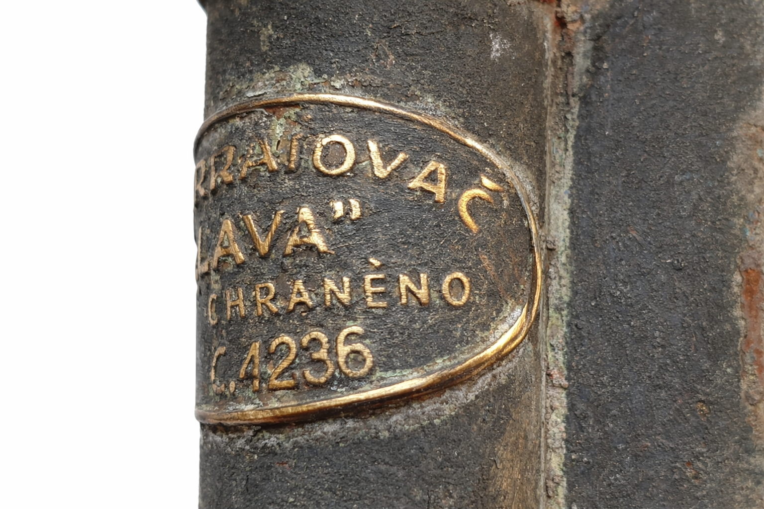 Starožitný rozprašovač parfému LÁVA – holičský