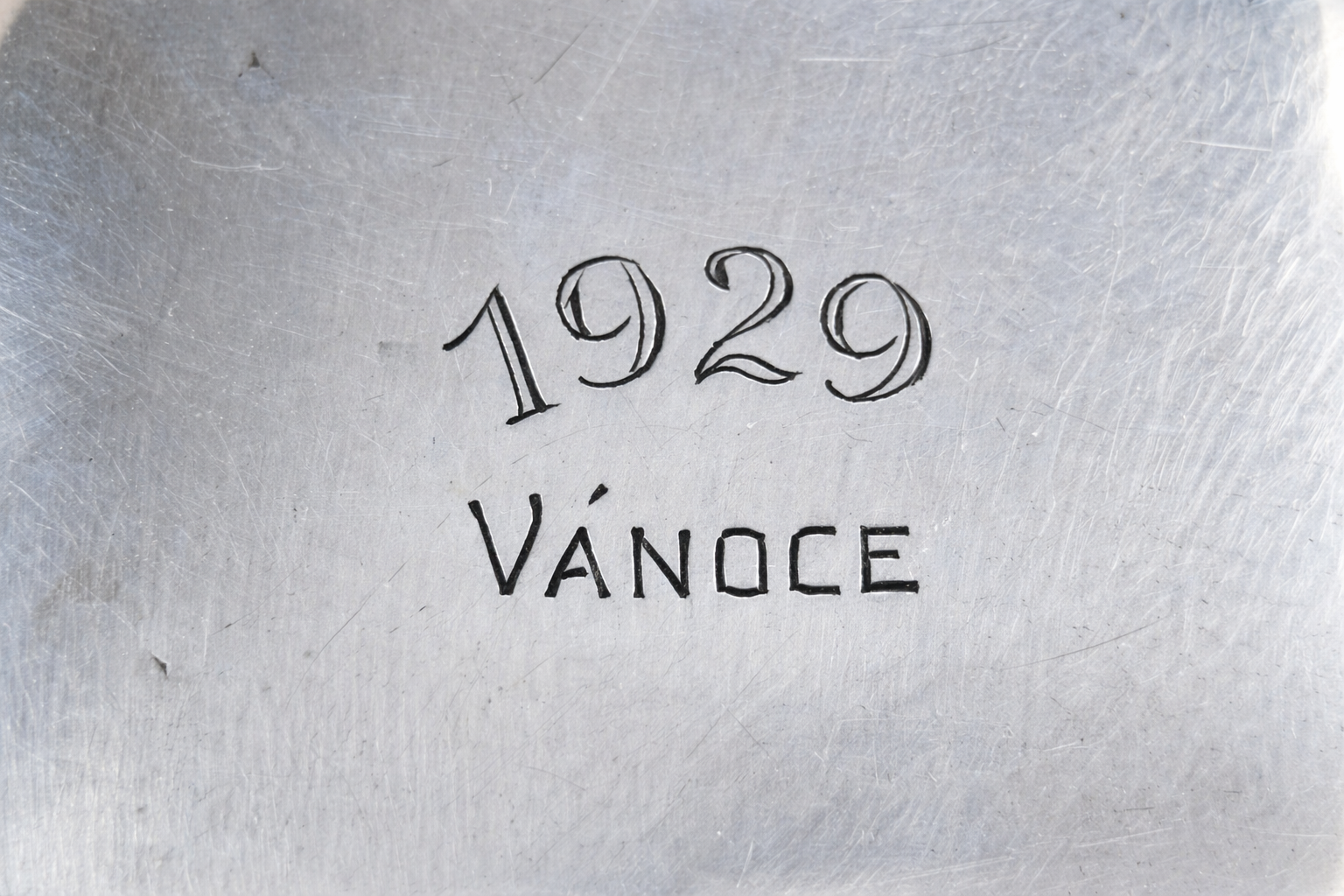 Starožitný kartáč stříbro Ag 800 – Vánoce 1929