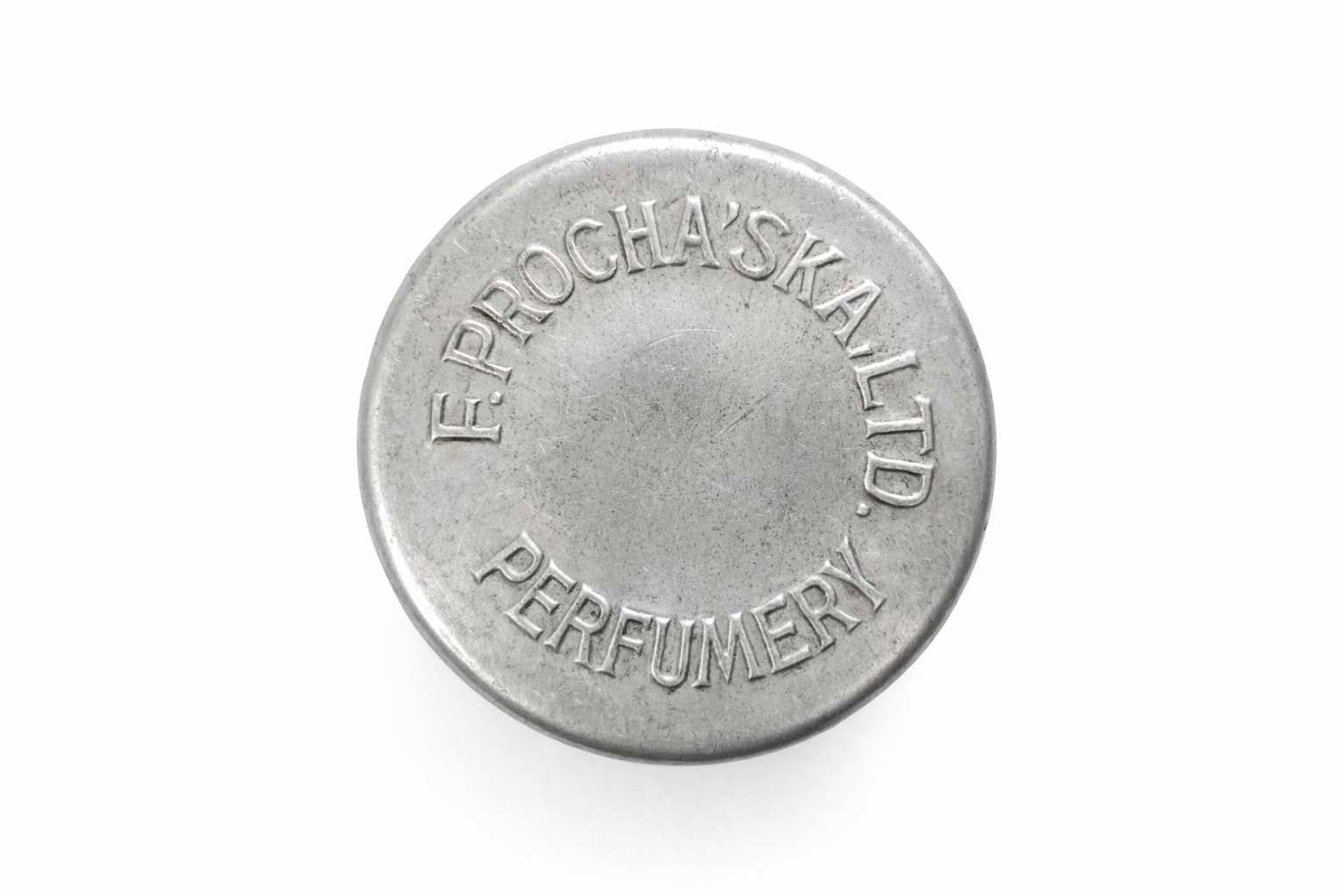 Starožitný tubus na holicí mýdlo F. Prochaska