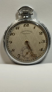 Pánské pěkné kapesní hodinky CHRONOMETRE MONTANUS