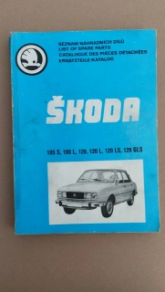 Seznam ND na Škoda 105 až Škoda 120GLS rok 1979 - 1981