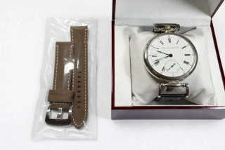 Stříbrné starožitné švýcarské hodinky IWC Schaffhausen Milan 1906  (ČTĚTE POPIS)