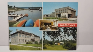 Starý pohled - pohlednice obec SOBĚŠOVICE