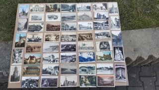 50ks velmi staré pohledy, pohlednice, Francie aj.