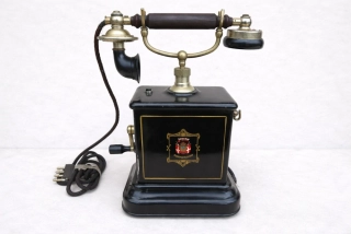 Velmi starý dánský telefon Jydsk, hezký kus    - Komisní prodej -