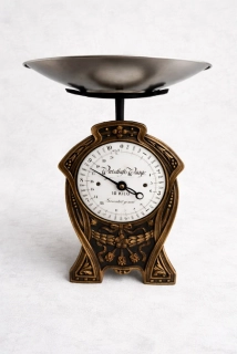 Velmi pěkné 10kg velké jednomiskové váhy po kompletní renovaci. Krásné