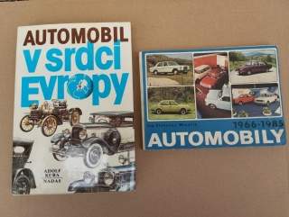 Dvě zajímavé knihy o starých autech, veteráni  - Komisní prodej -